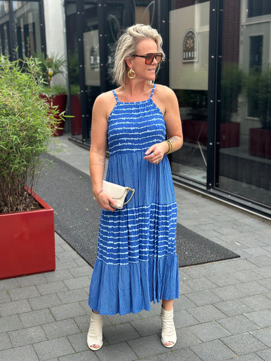 Blue stripe dress