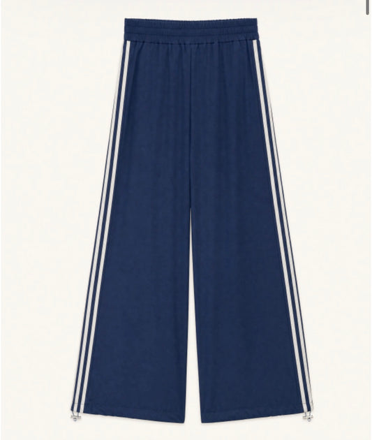 Retro trainingsbroek blauw