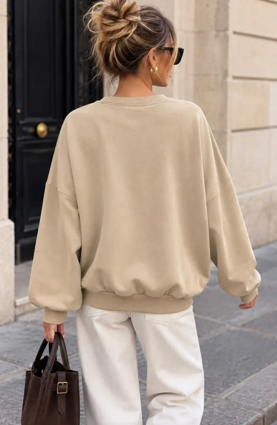 Sweater J’adore beige