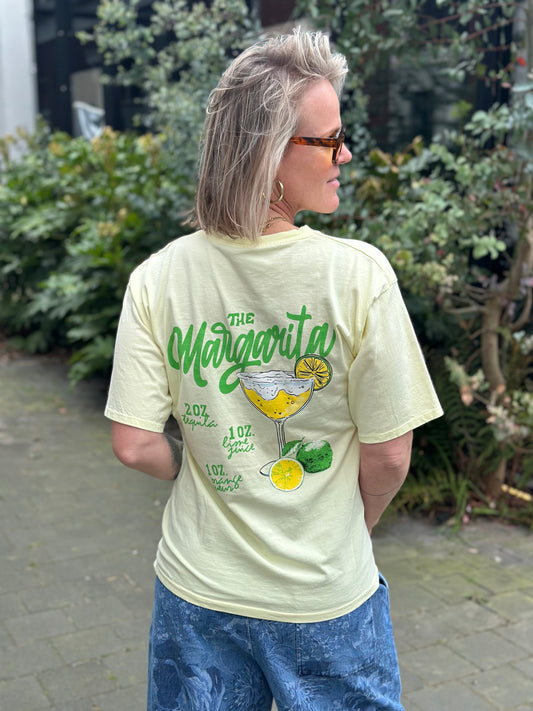 T-shirt Margarita licht geel