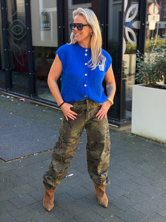 Barrel Jeans studs camo