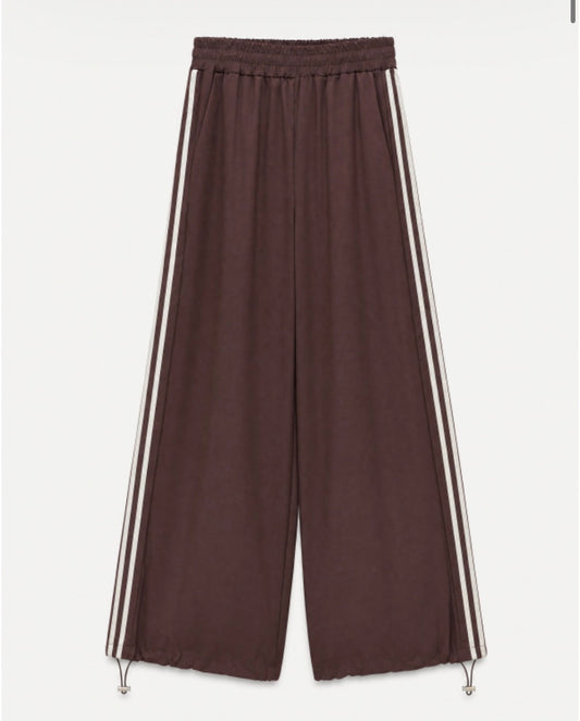 Retro trainingsbroek bruin