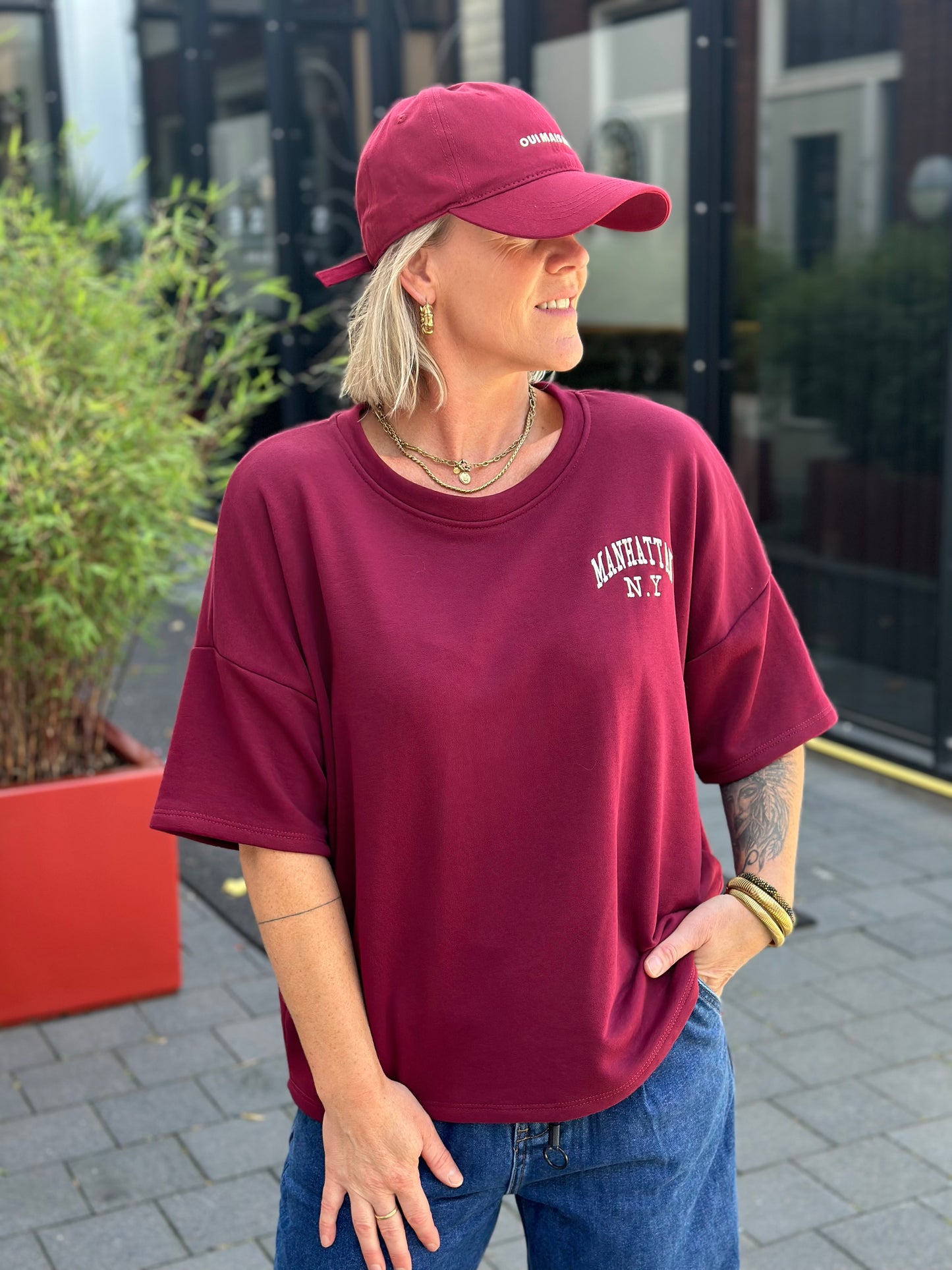 Sweater Bordeaux rood