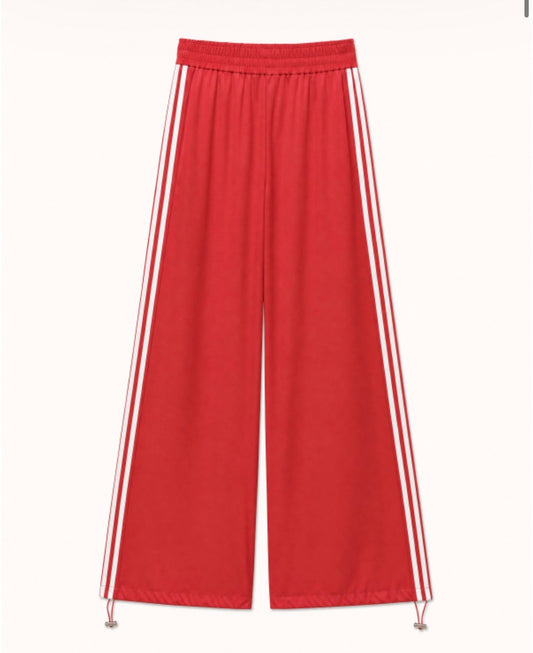Retro trainingsbroek rood