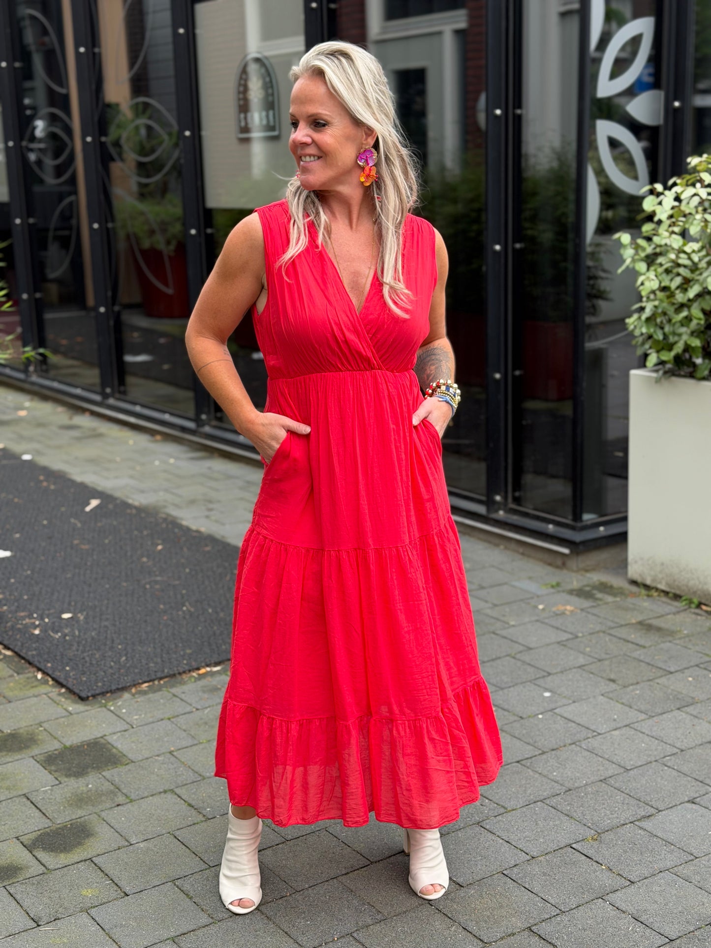 Sophie Dress rood