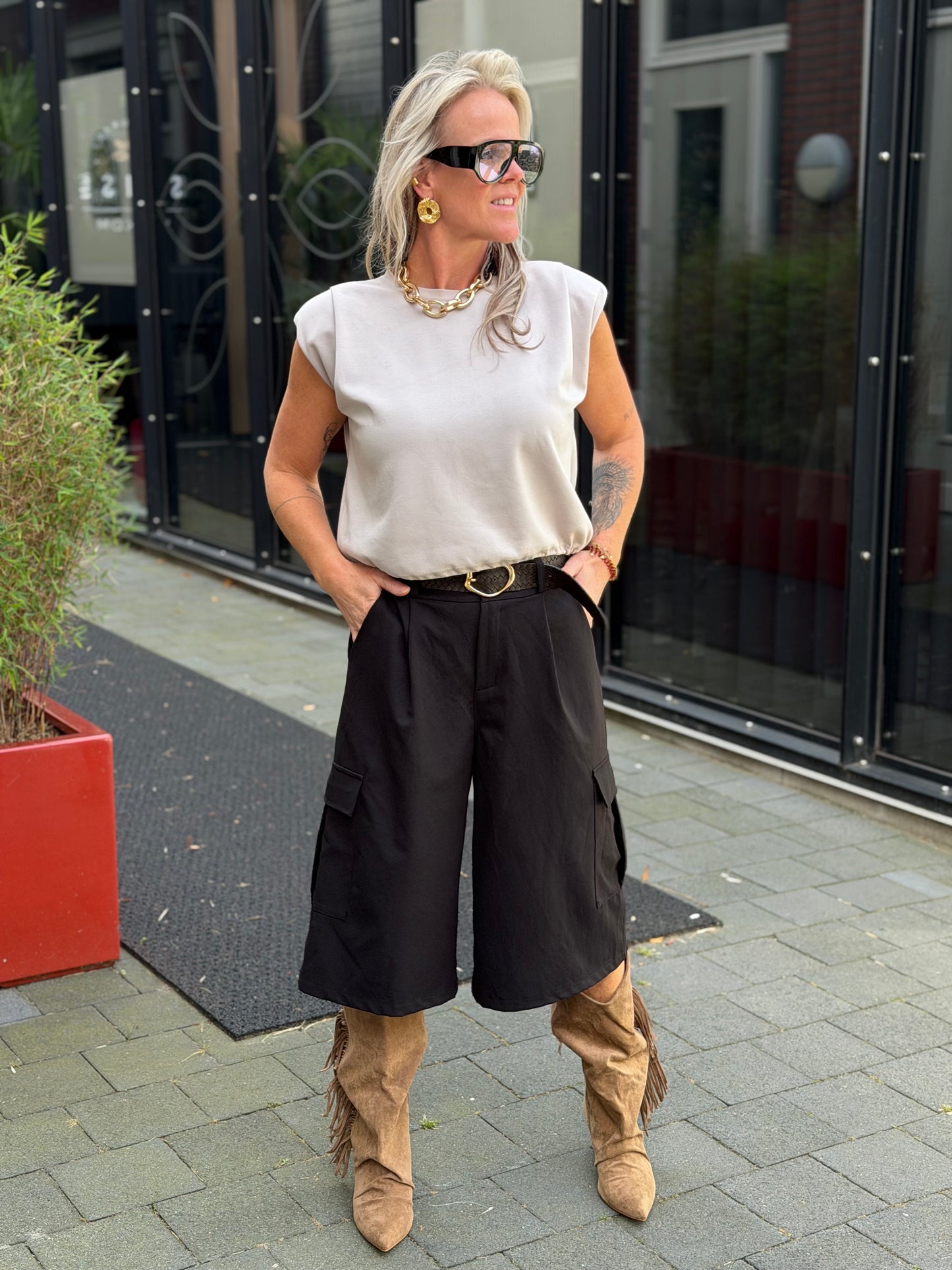 Cargo jort black