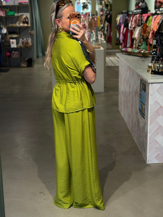 Co-ord set Kim mos groen