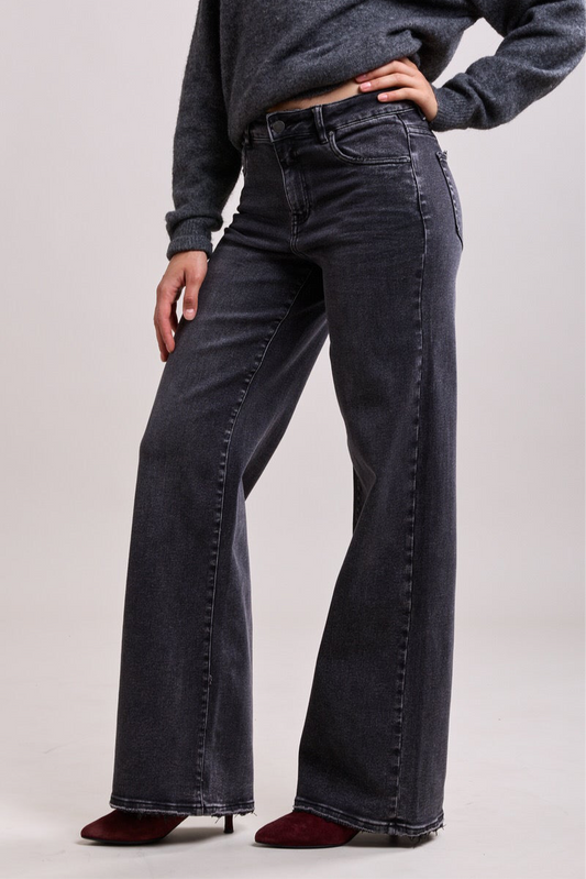 Toxik Wide leg jeans 85 d grijs