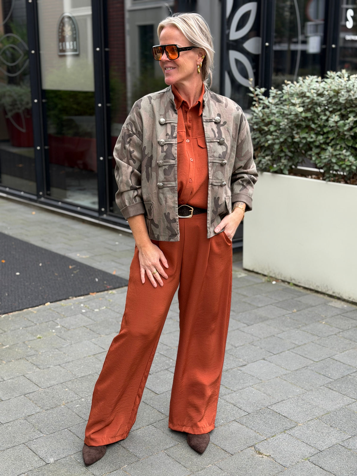 Camouflage militair jacket khaki