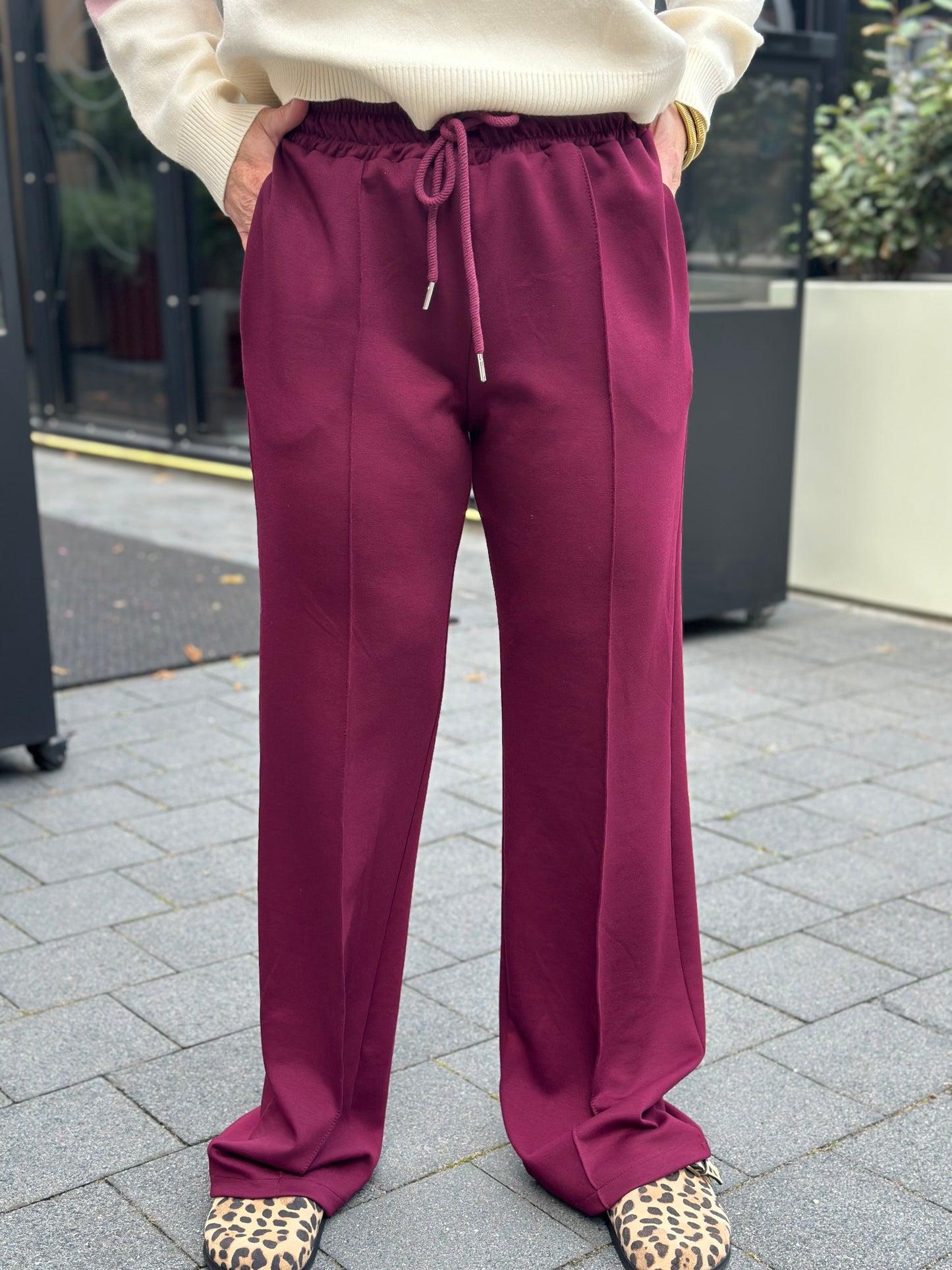 Scubba Sweat broek Bordeaux