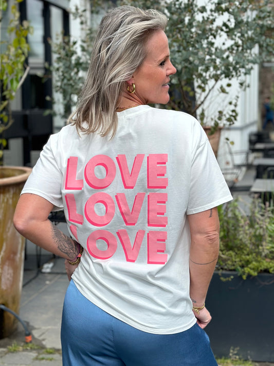 T-shirt Love Love wit