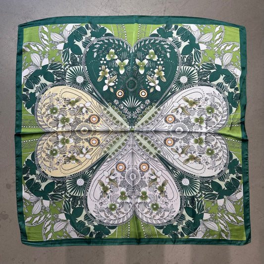 Silk sjaal groen