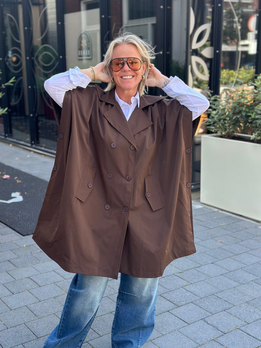 Trenchcoat Hilde bruin