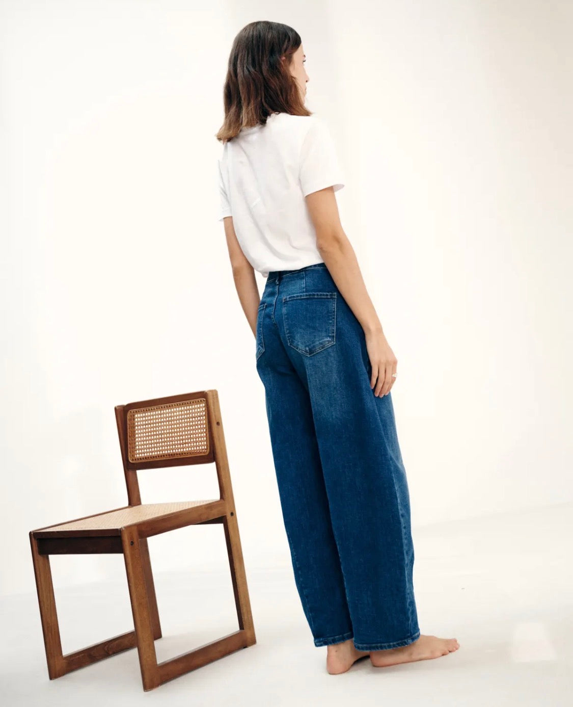 Ana & Lucy - Barrel Loose Jeans dark Blue