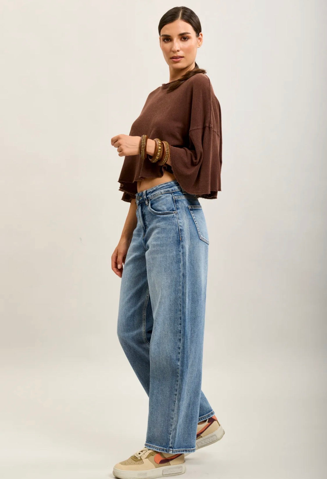 Toxik- Barrel Jeans mid blue