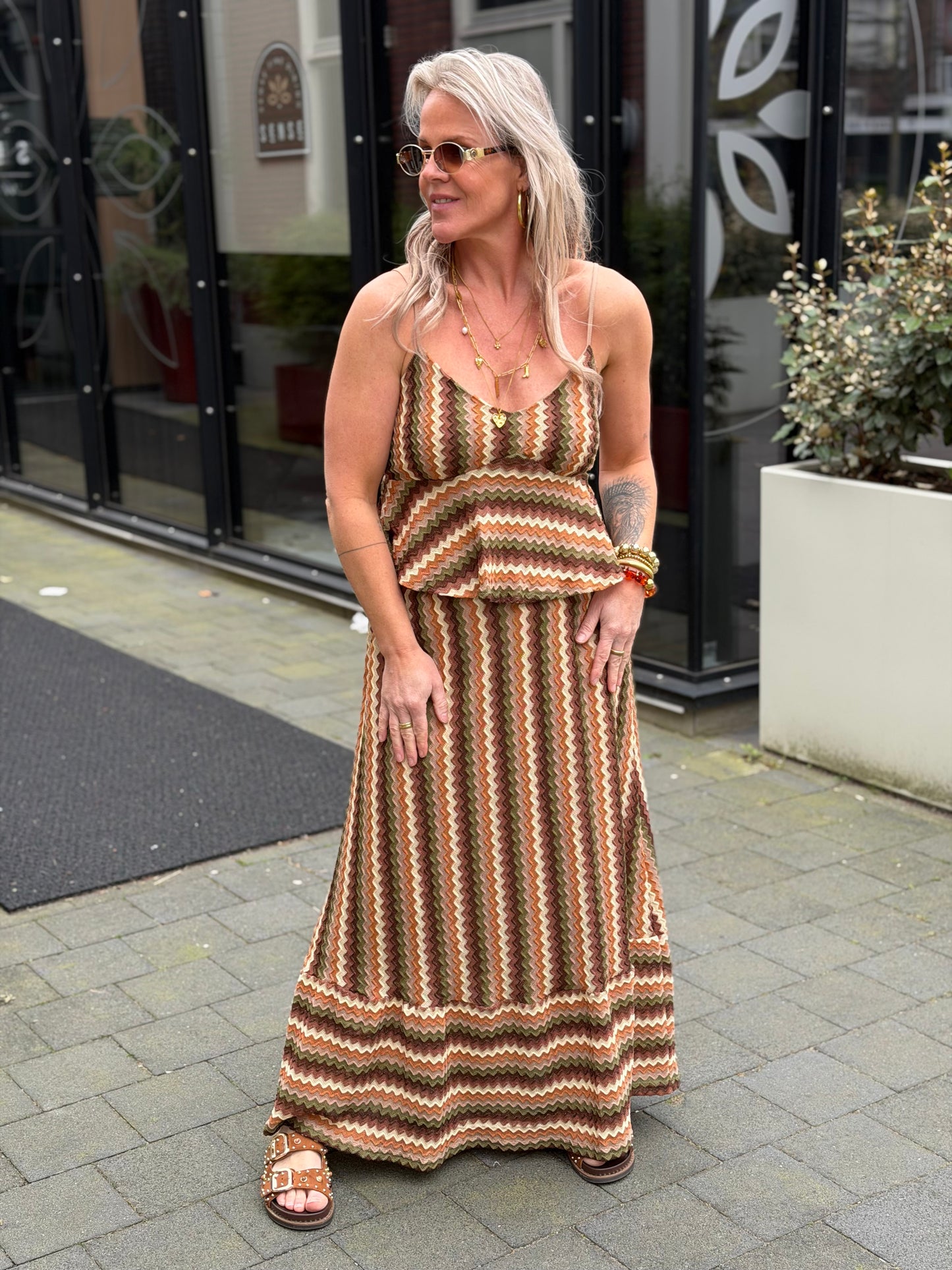 Tweedelige set Rok en top