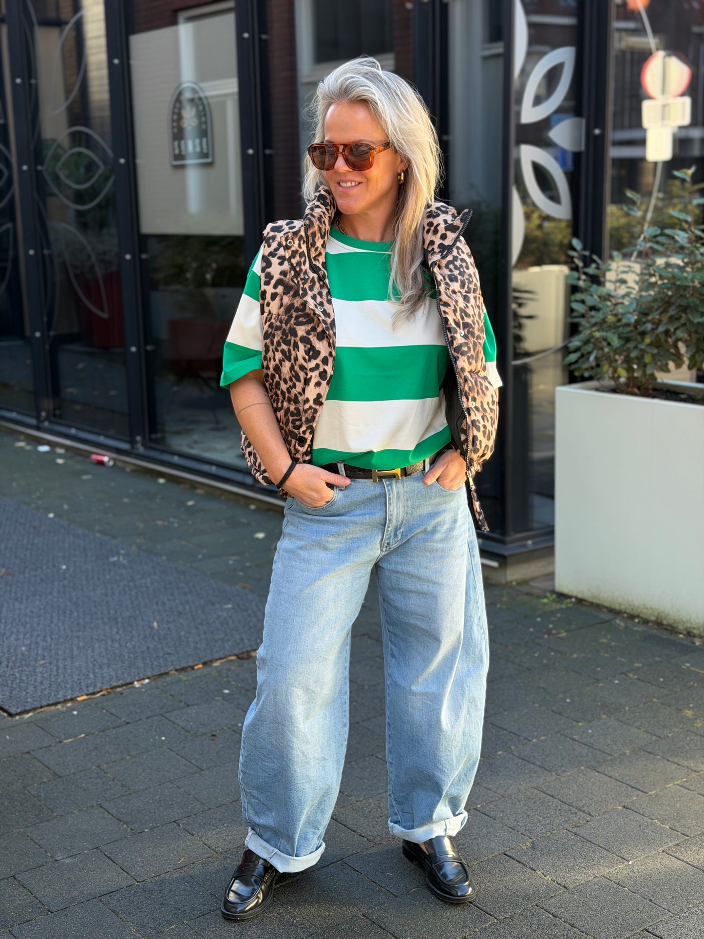 Ana & Lucy - Barrel Loose Jeans light blue