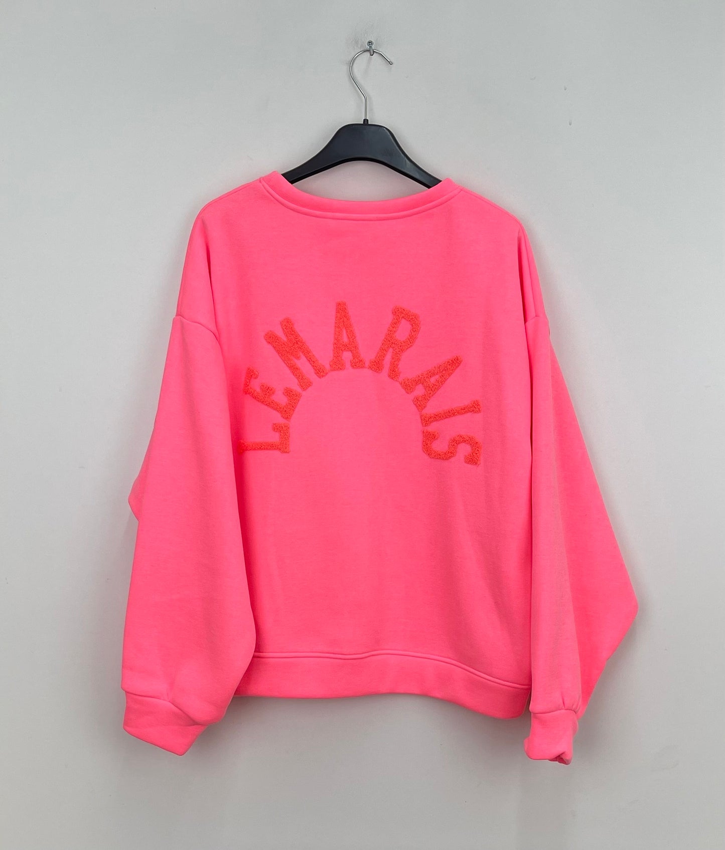 Neon sweater Lemarais koraal