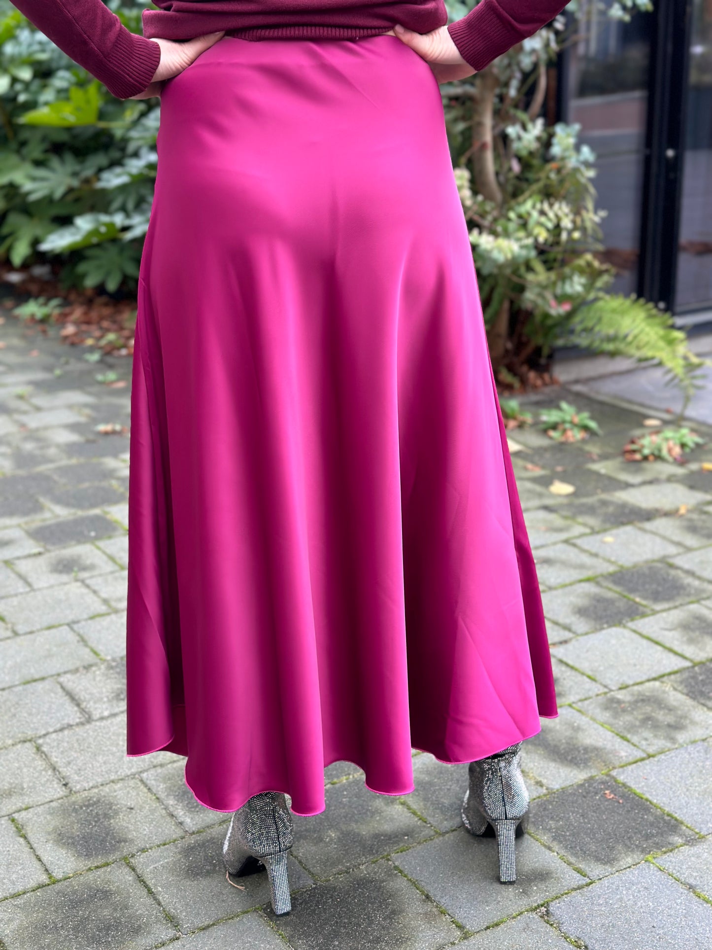 Mina rok cherise/bordo