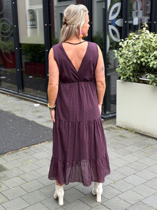 Sophie Dress aubergine
