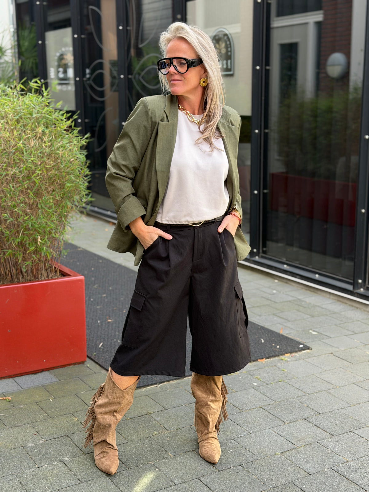 Cargo jort black