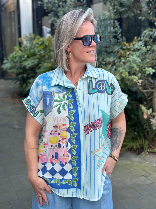 Oversized blouse Love