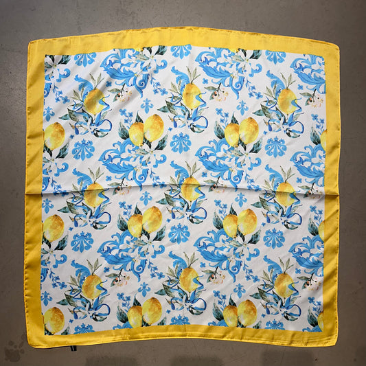 Silk sjaal geel