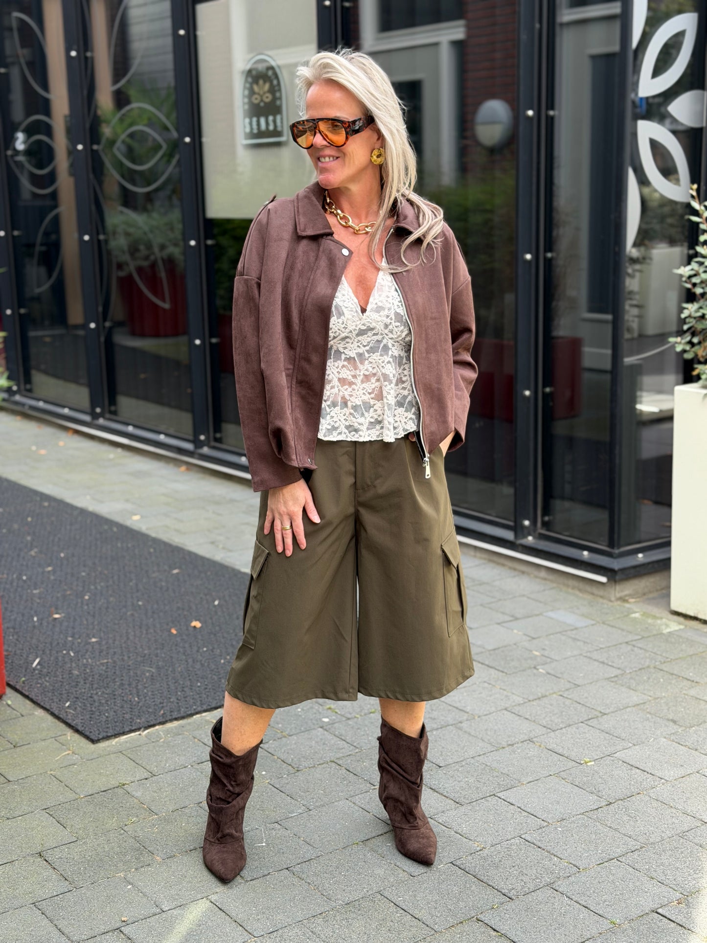 Cargo jort khaki