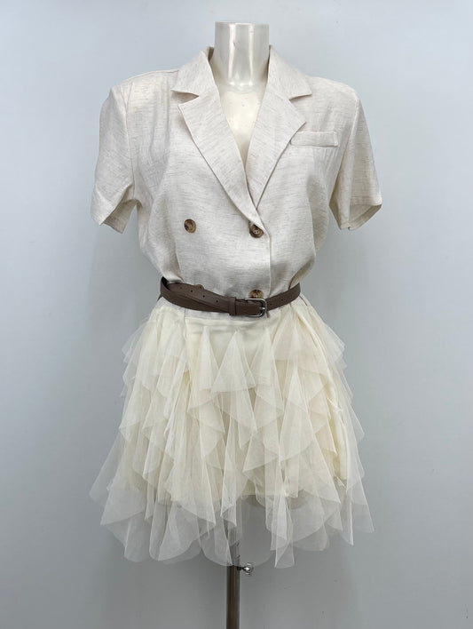 Blazer Dress ecru