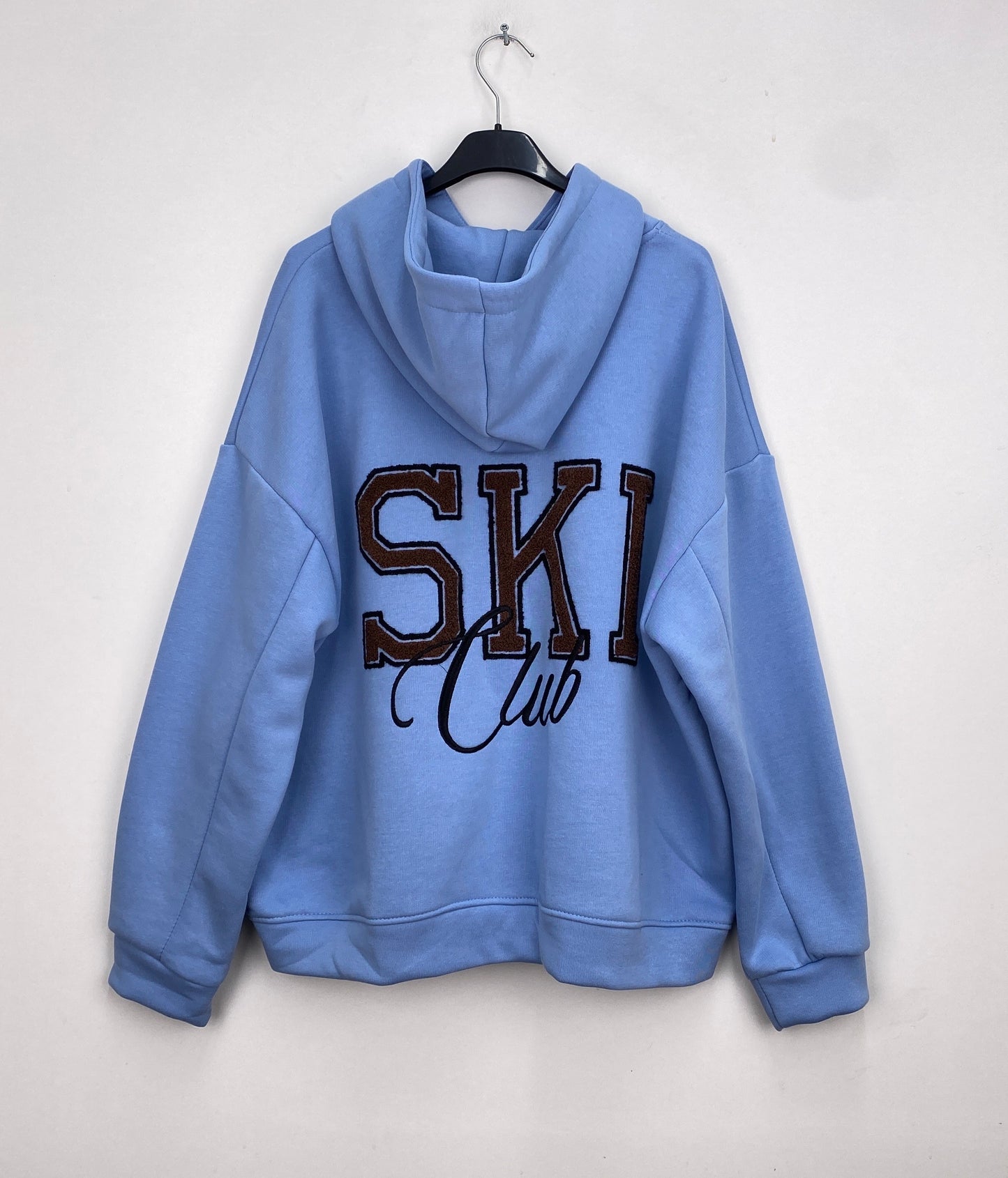 hoodie sweater Ski Club blauw