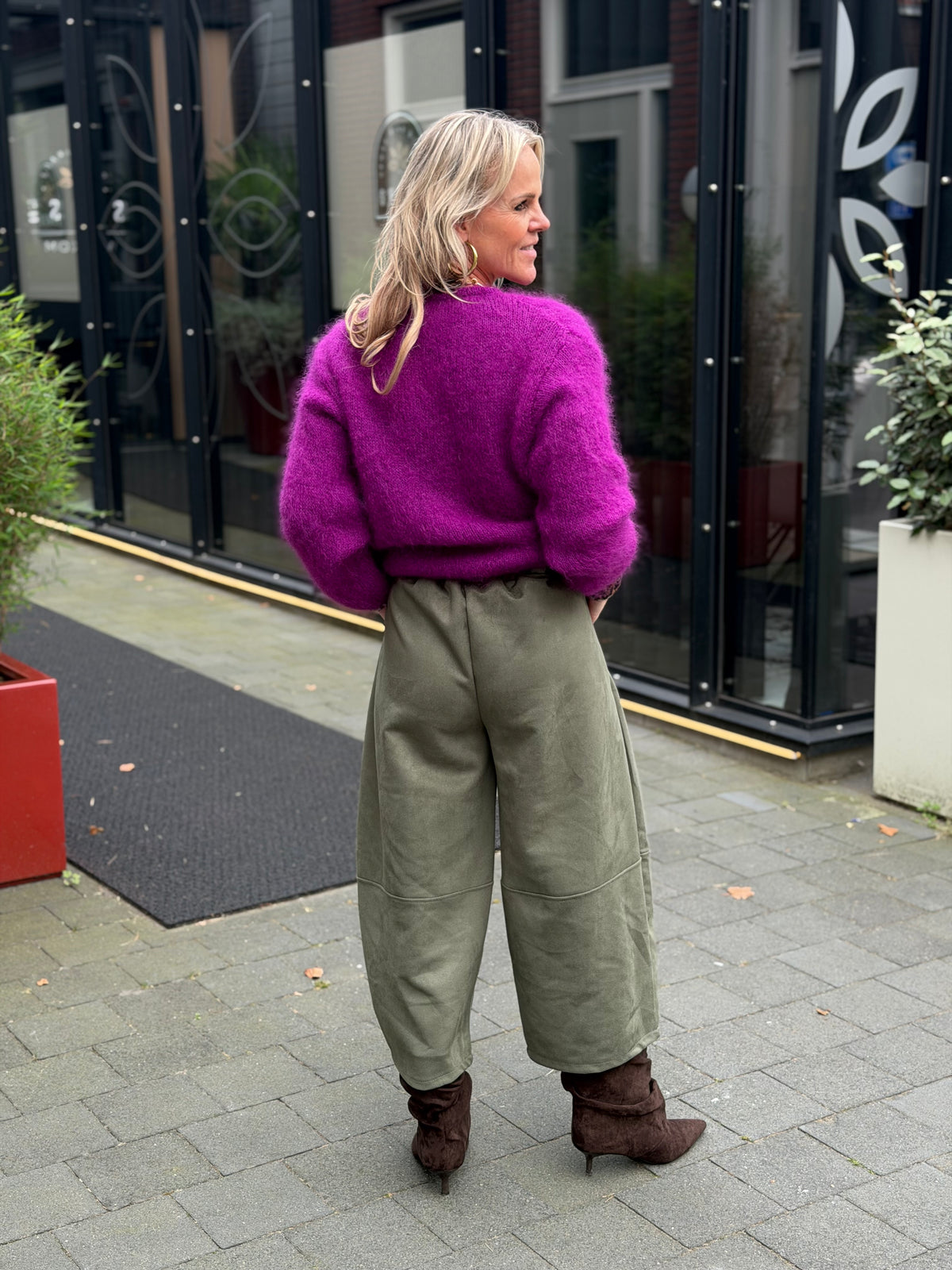 Suedine 7/8 barrel khaki