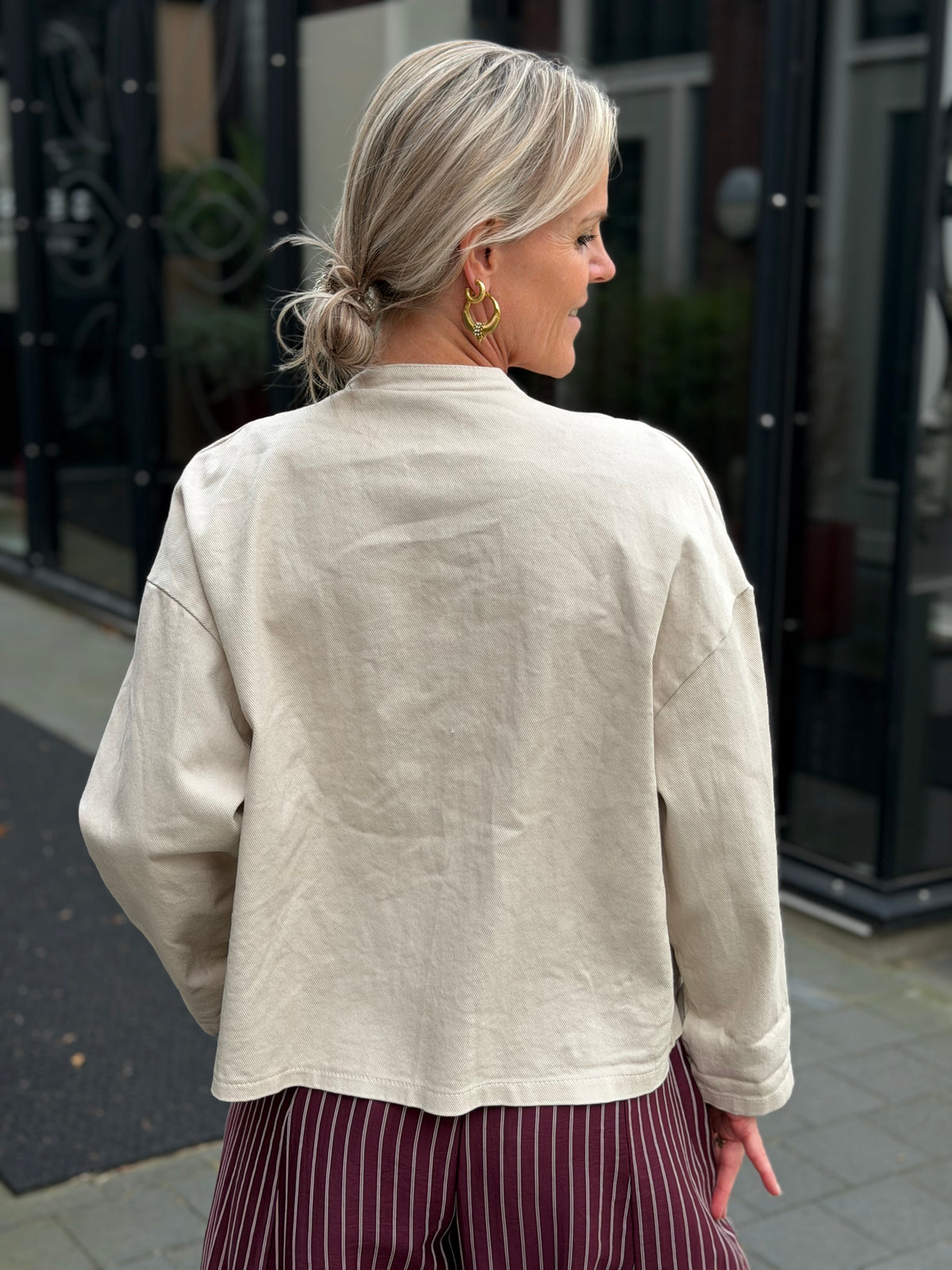 militair jacket ecru