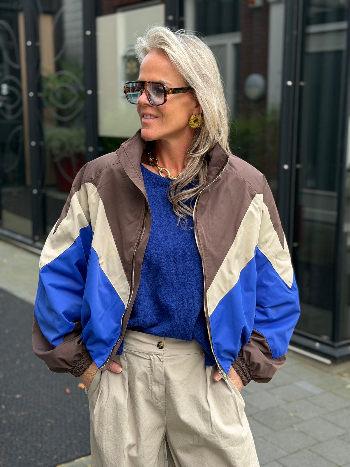 Sporty bomerjacket Lumina