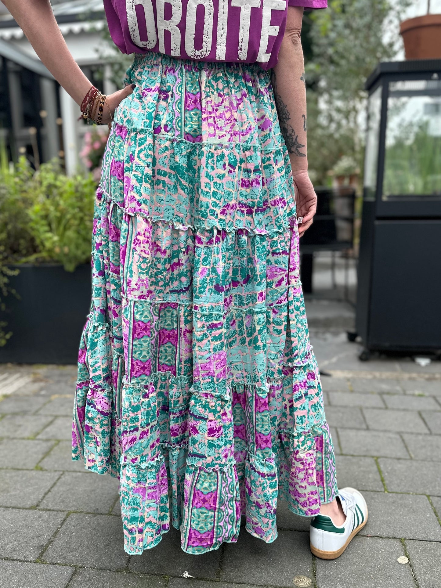 Maxi rok joly paar/aqua