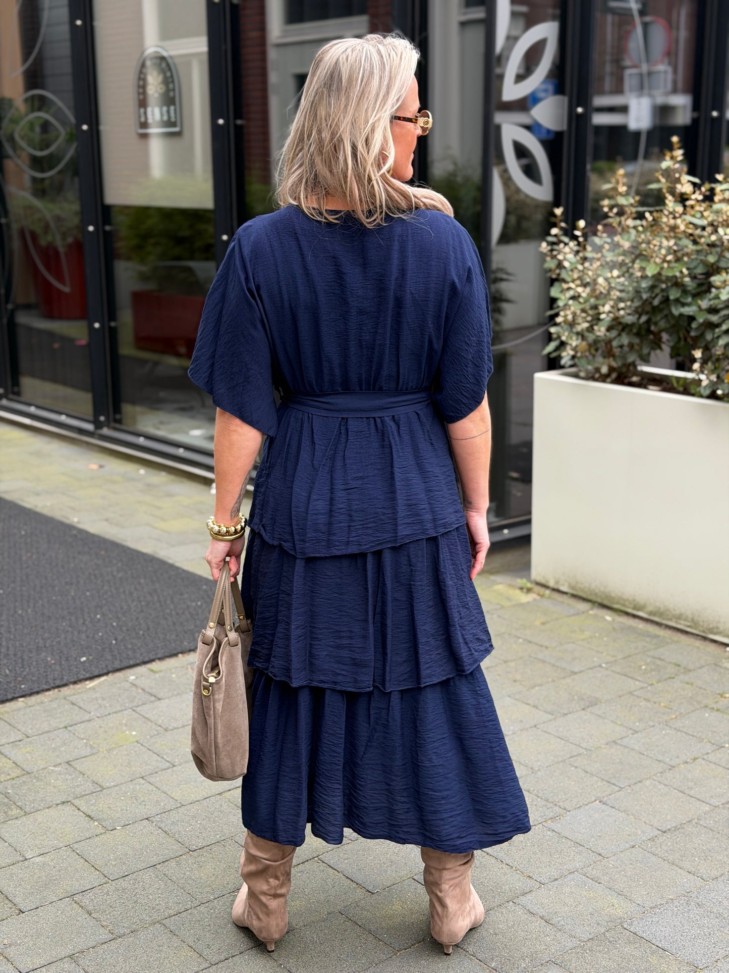 Victoria Dress Navy