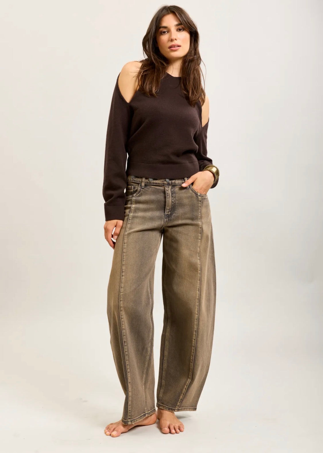 Toxik- Barrel Jeans bronze