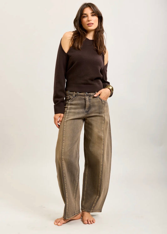 Toxik- Barrel Jeans bronze