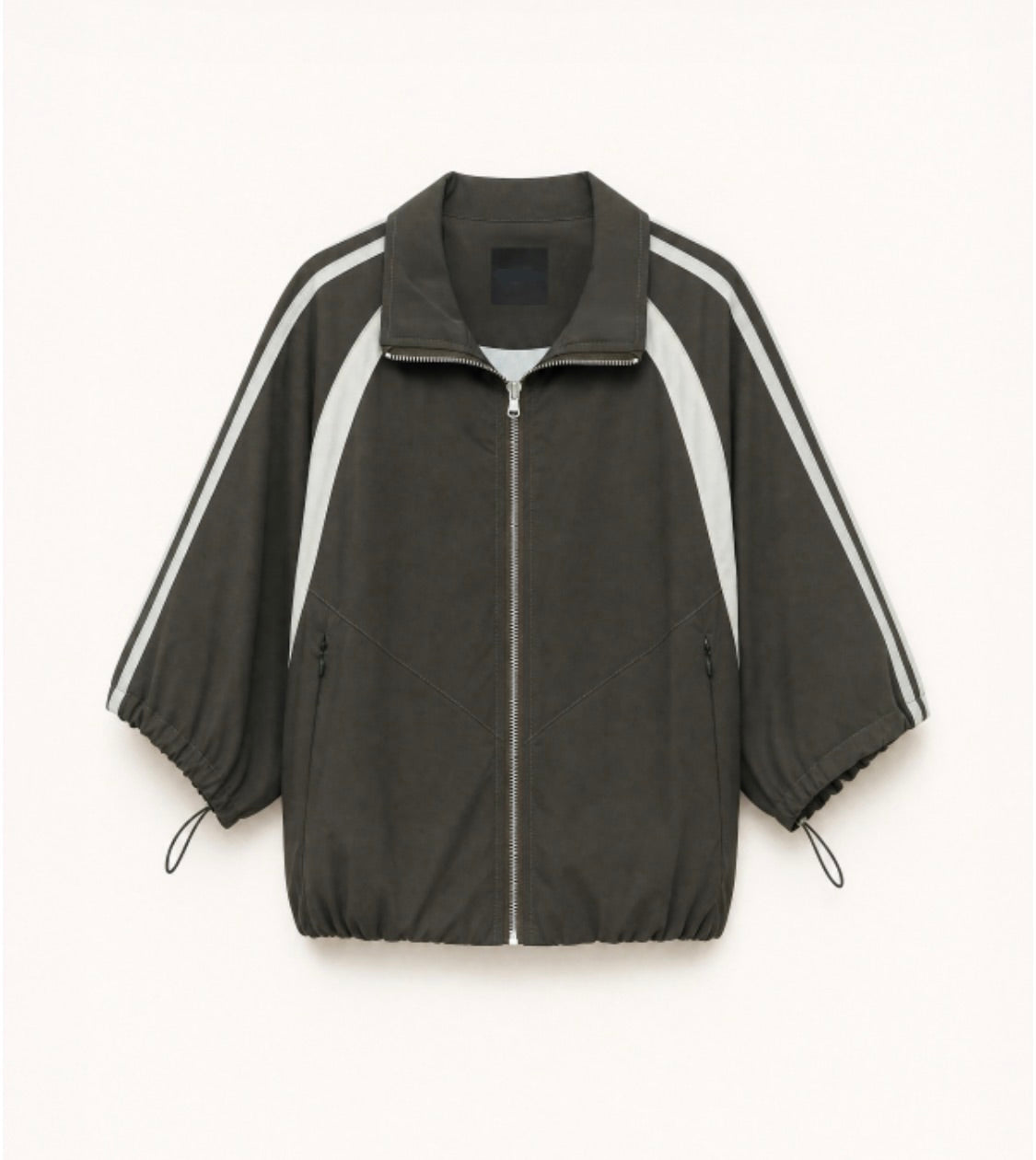Retro sportjacket khaki groen