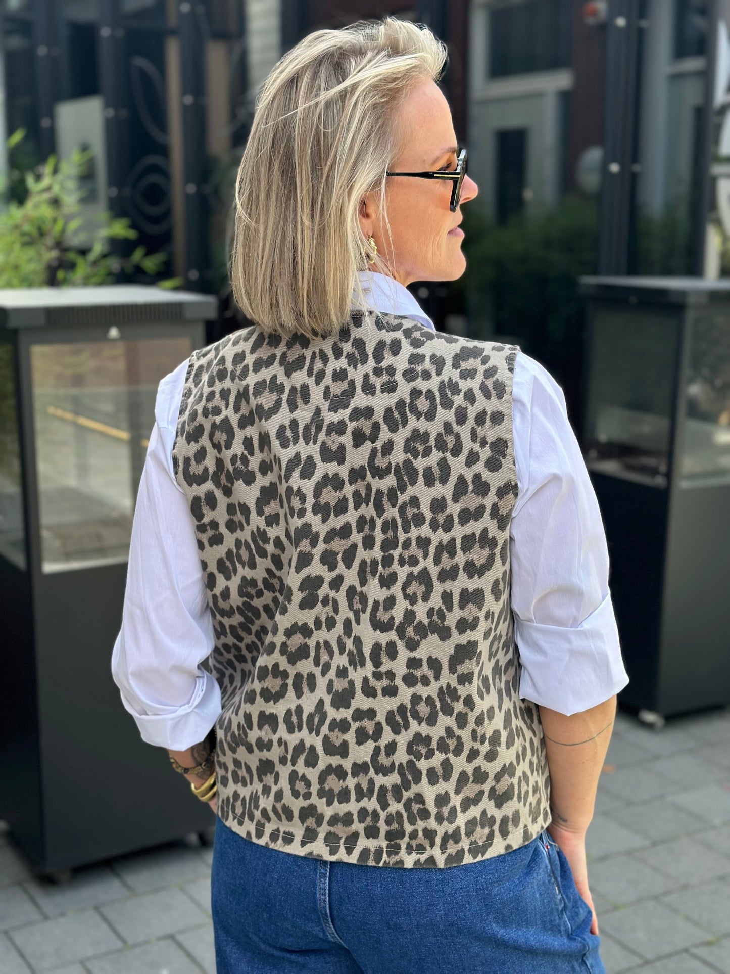 Leopard denim Gillet