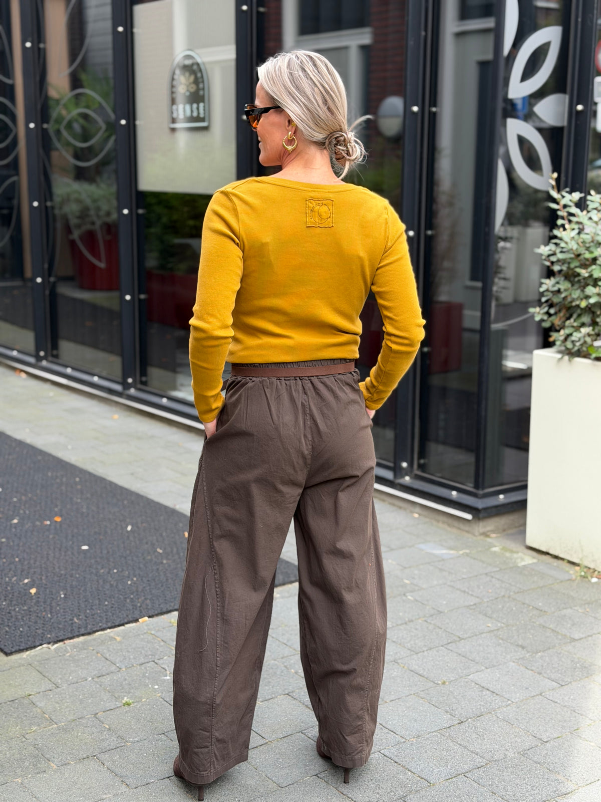 Ballon pantalon cotton bruin