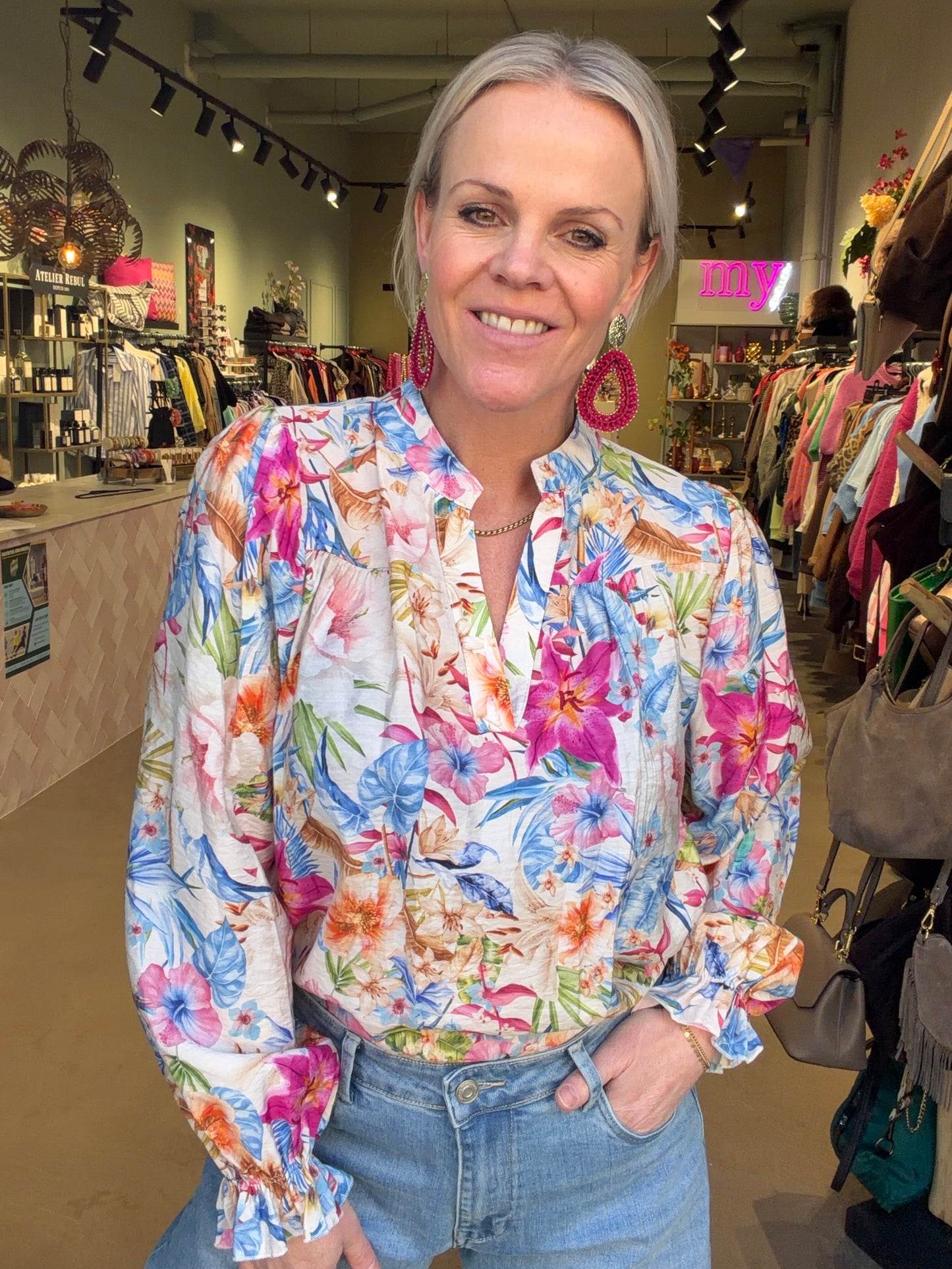 Flower top Valerie