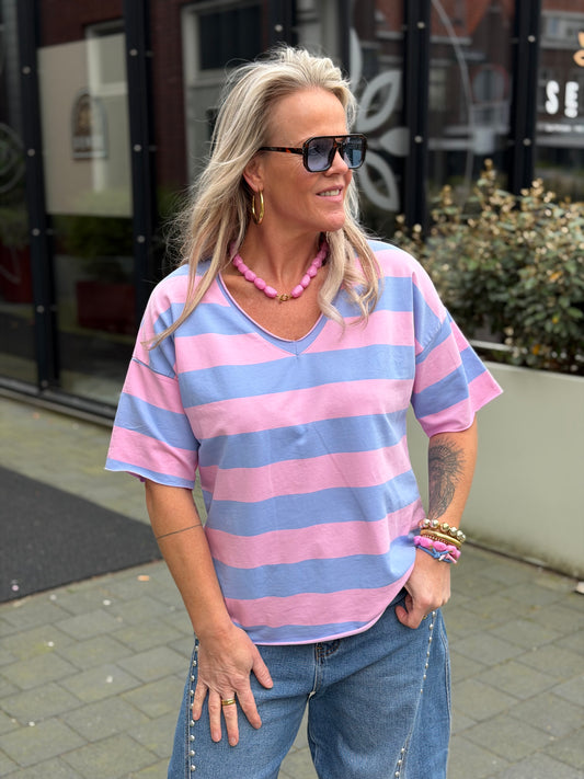 Sweat shirt Cis Pink/blue