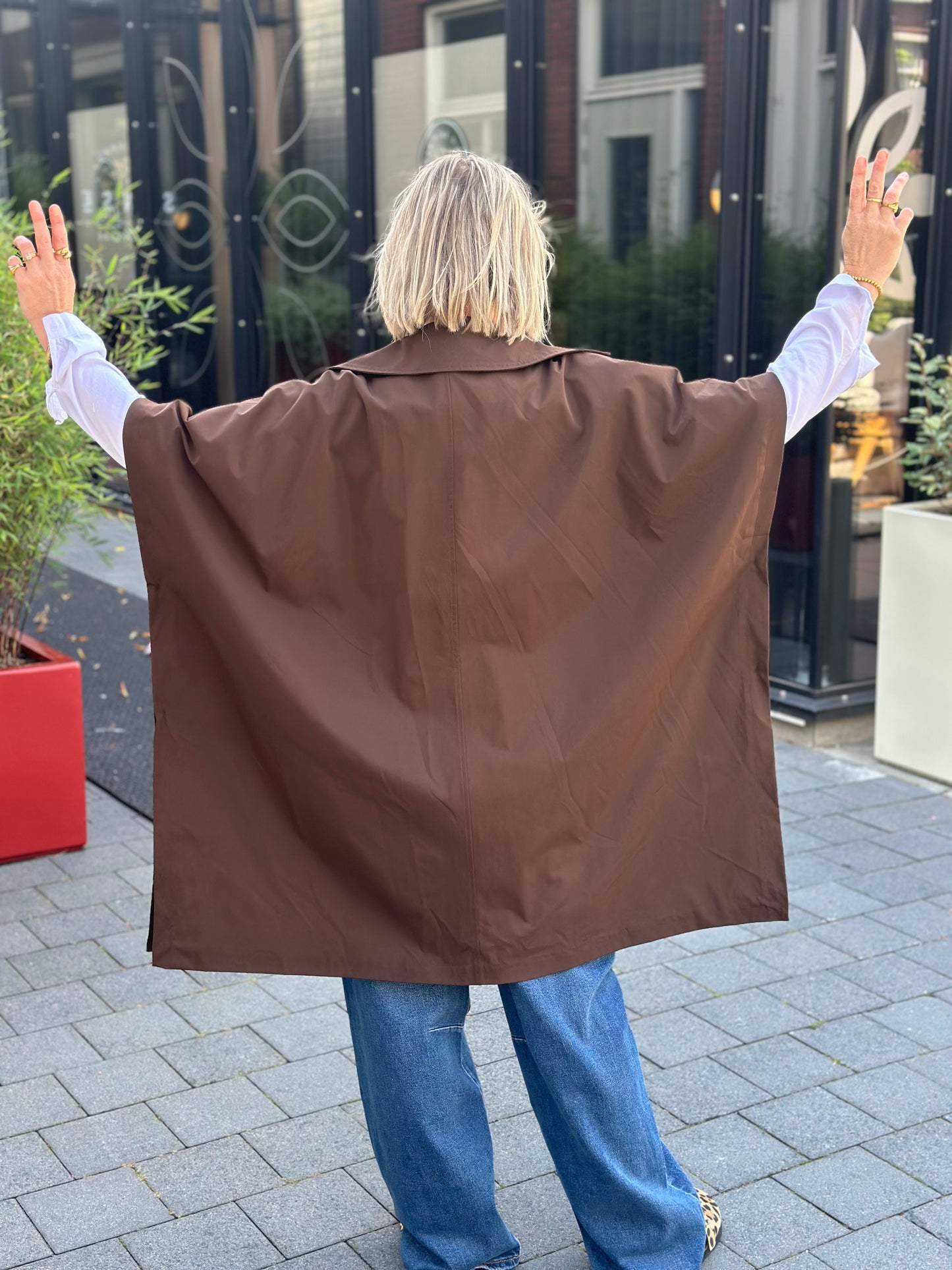 Trenchcoat Hilde bruin