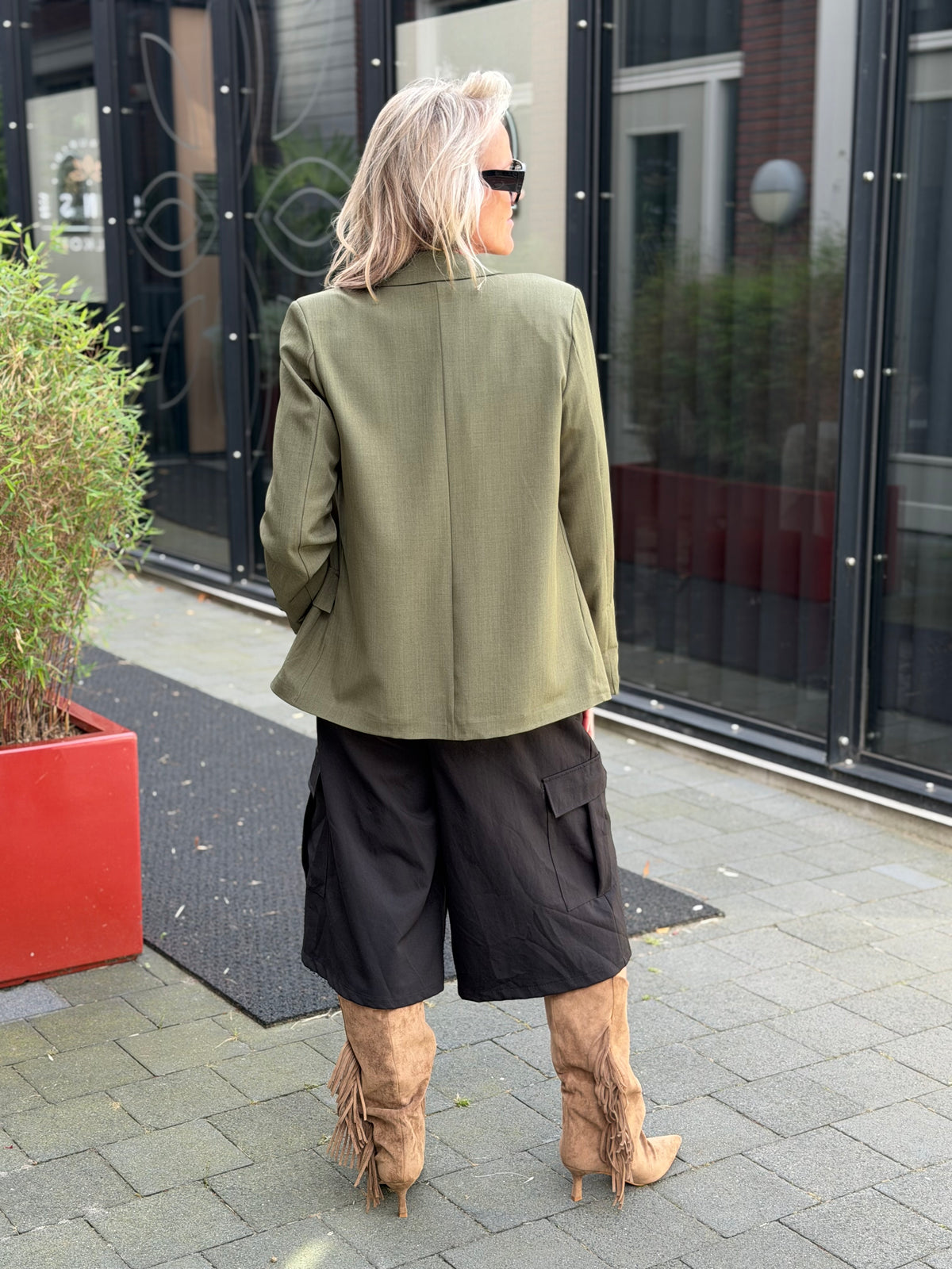 Khaki blazer