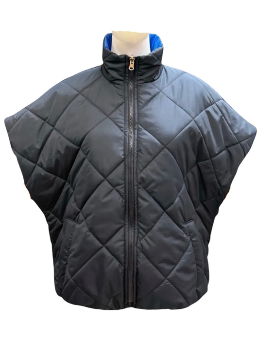 Padded bodywarmer dubbelzijdig Navy