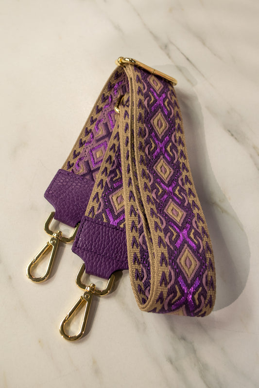 Bag straps paars