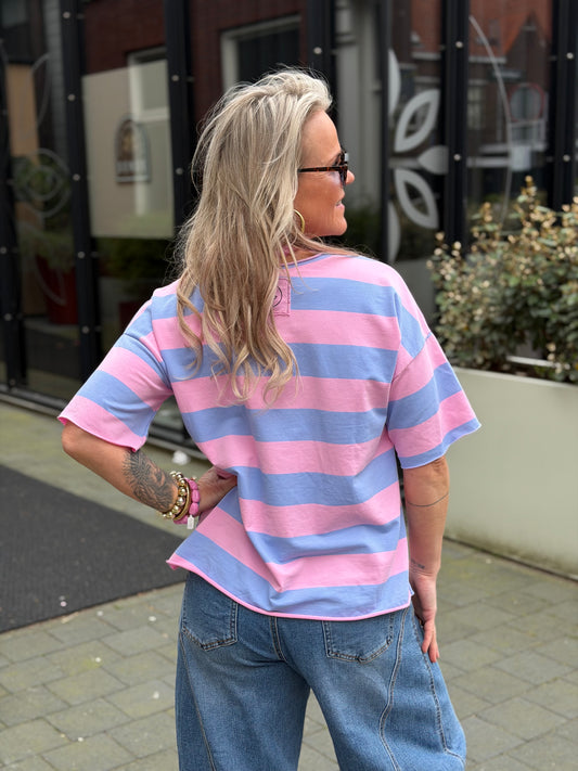 Sweat shirt Cis Pink/blue