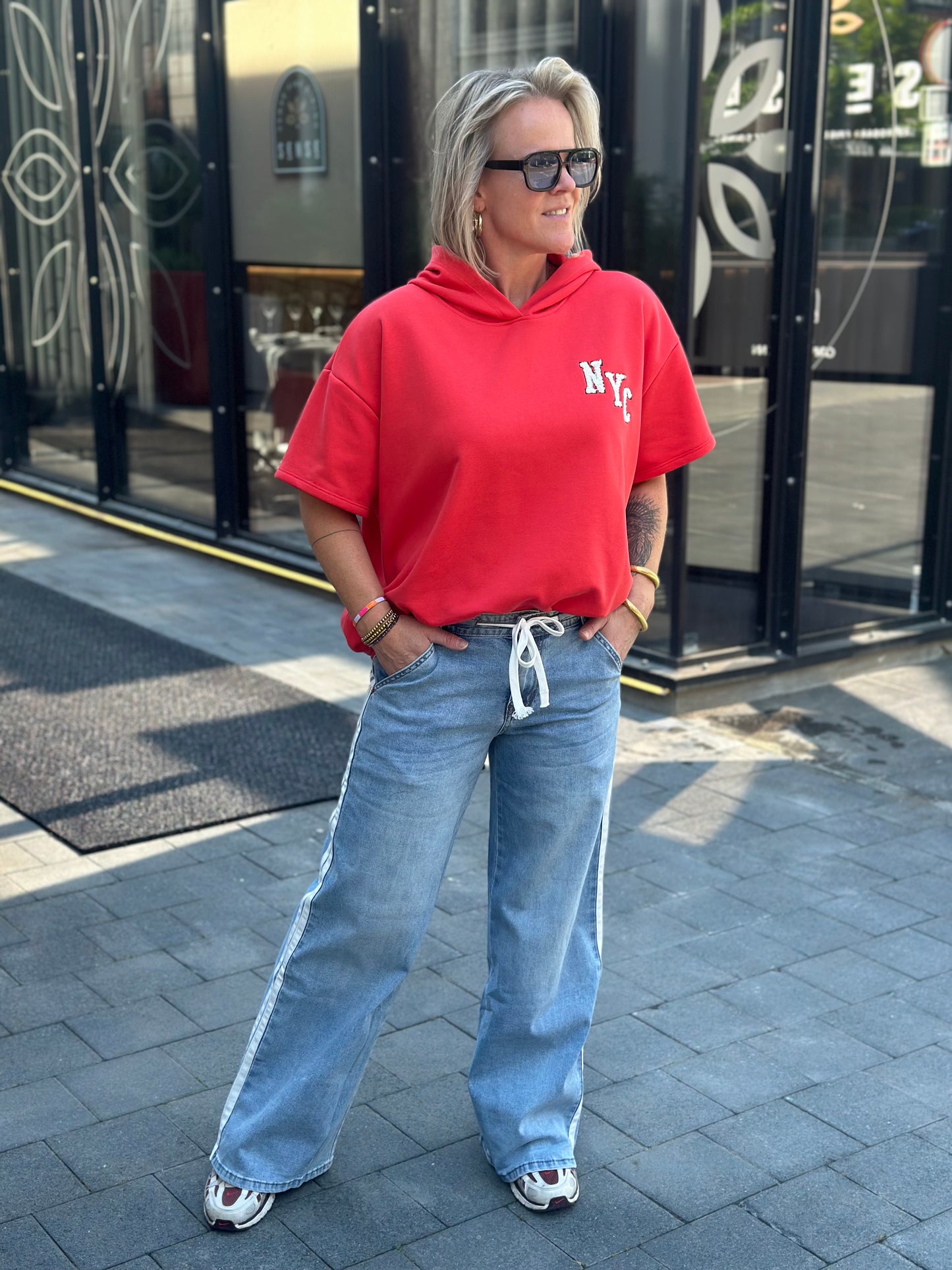 Toxik blue jeans 2 stripe