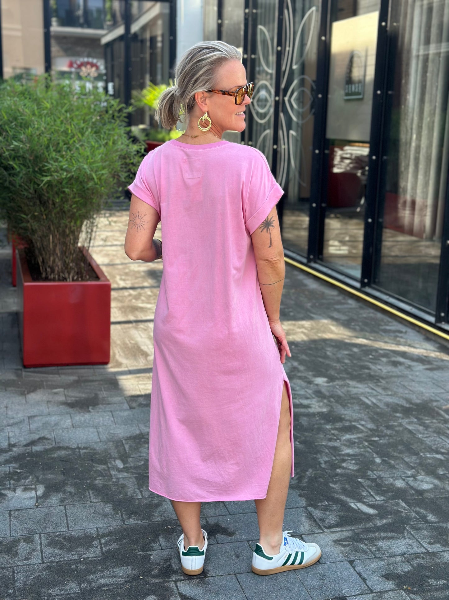 T-shirt Dress Moon pink