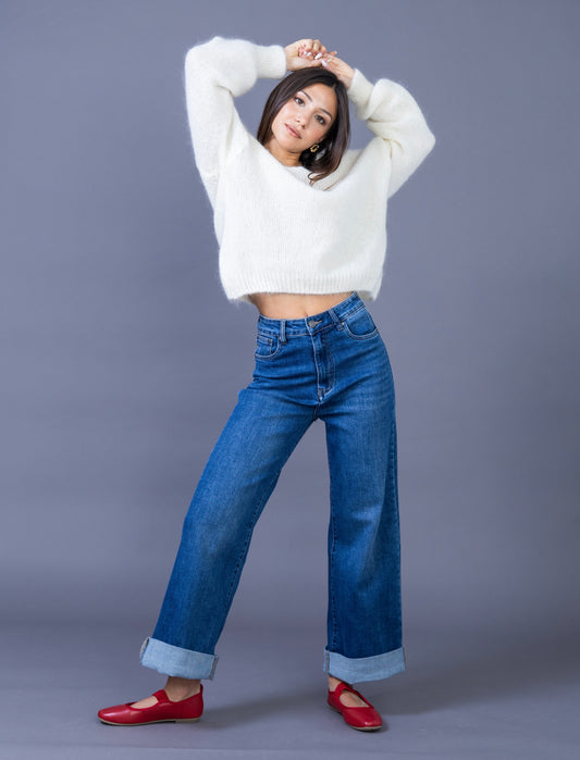 Ana & Lucy straight leg jeans dark blue